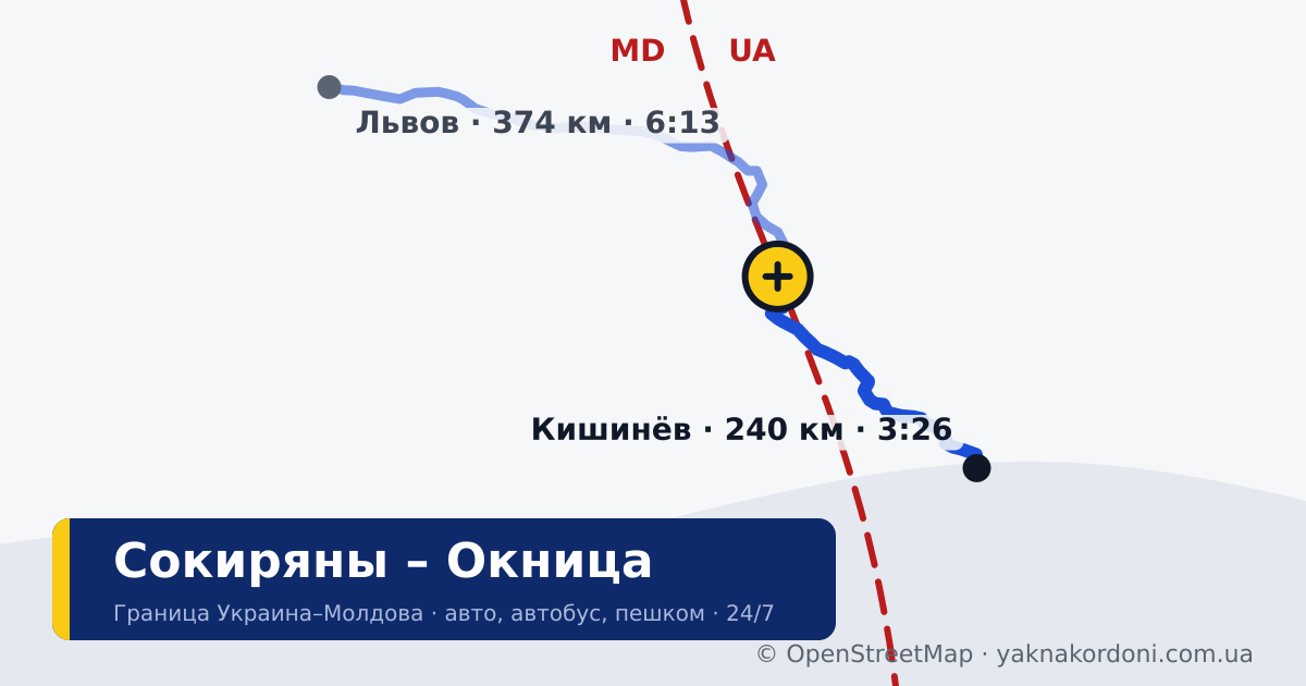 Пункт пропуска Сокиряны – Окница