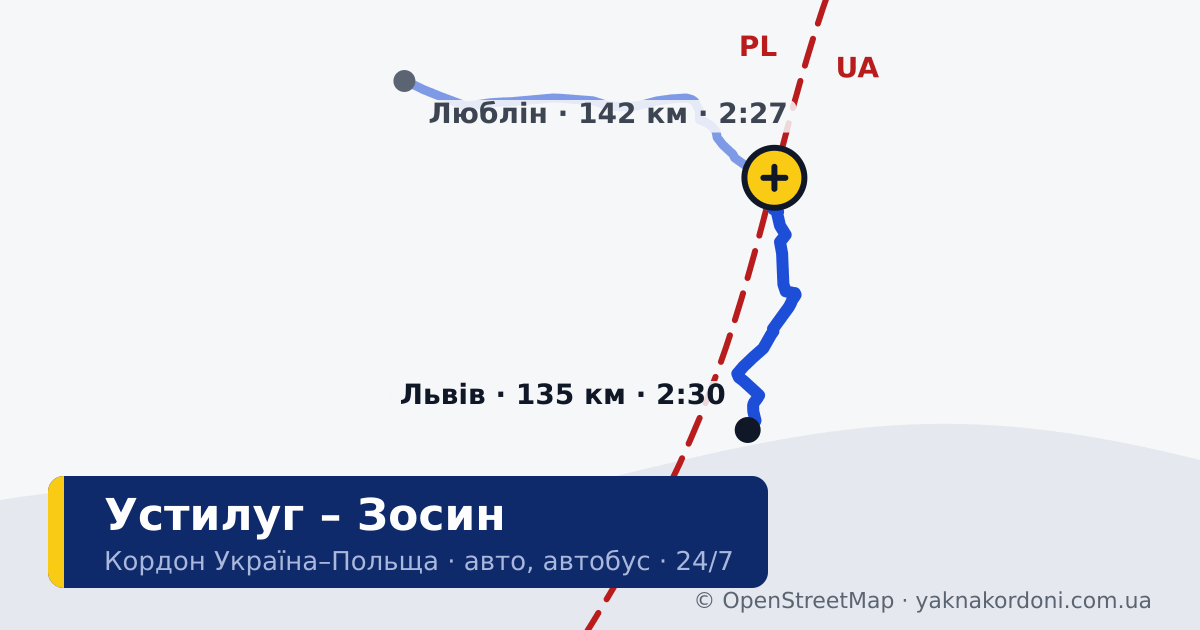 Пункт пропуску Устилуг – Зосин